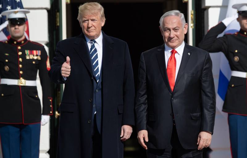 Donald Trump and Benjamin Netanyahu