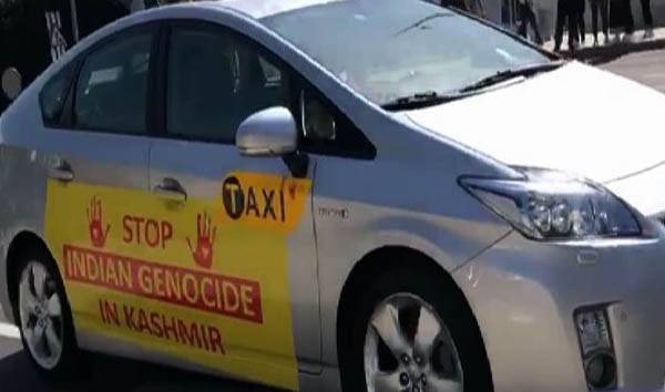 New York cabbies support Kashmir freedom