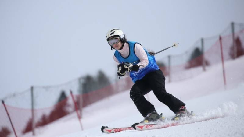 Khushim Sahiba clinches giant slalom gold in Malam Jabba Ski Cup