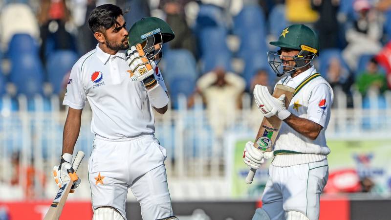 Babar, Shan hit tons as Pakistan take control