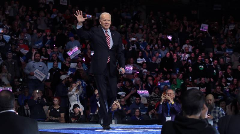 Joe Biden, a presidential frontrunner in trouble