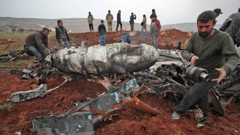 Syrian chopper downed over rebel area, killing crew