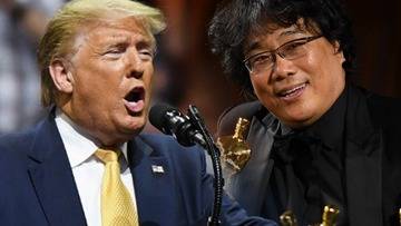 President Trump scoffs at Parasite's Oscar best-picture win