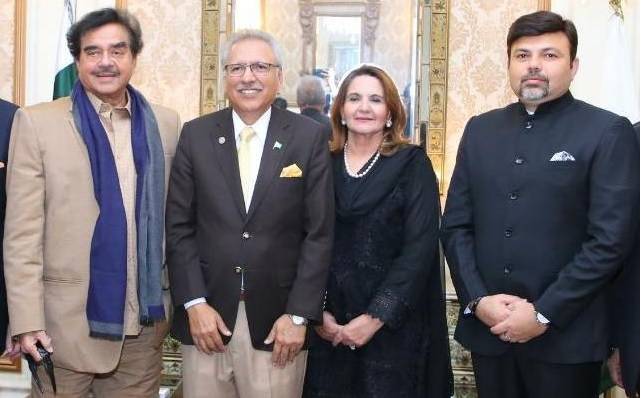 Congress leader Shatrughan Sinha meets President Arif Alvi in Lahore