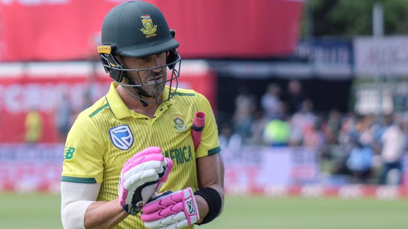 Ex-skipper Du Plessis out of South Africa ODI squad