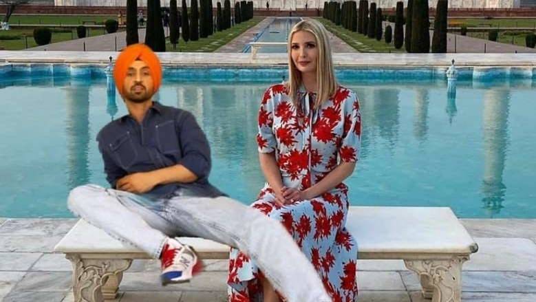 'Thank you for taking me to Taj Mahal,' says Ivanka to Diljit 