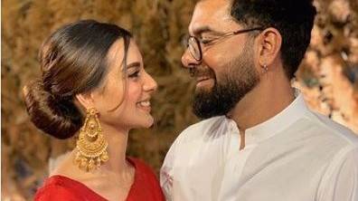 Yasir Hussain showers love on wife Iqra Aziz