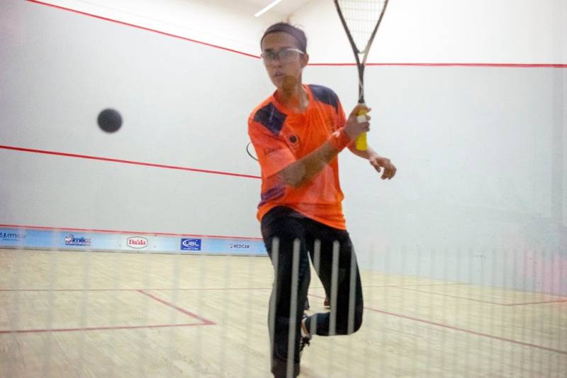 Nasir returns to competitive squash after doping ban