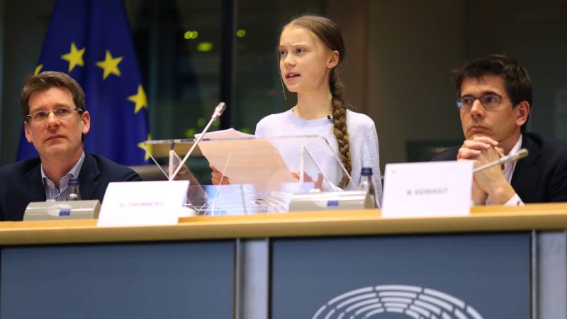 Greta Thunberg tells EU to stop 'pretending' on climate