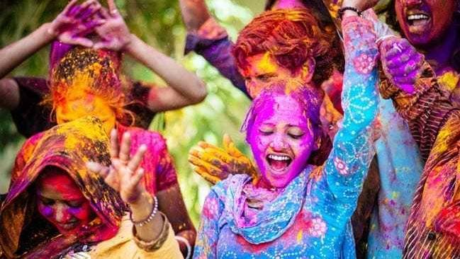 Hindu community celebrates Holi, the festival of colours