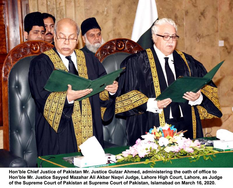 PBC terms Justice Mazahir Naqvi’s elevation to SC legal