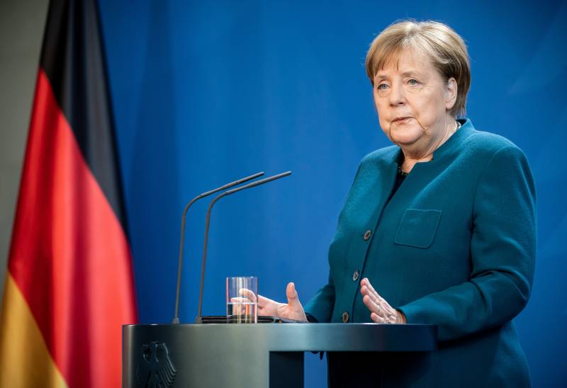 German Chancellor Merkel quarantined ahead of measures to stiffen economy