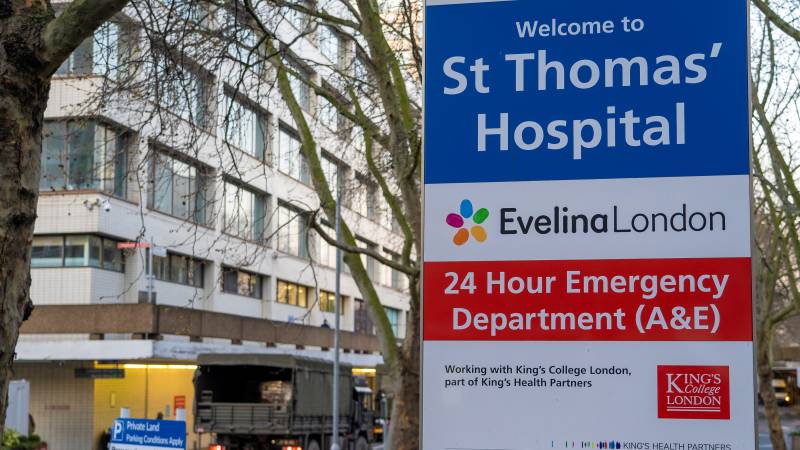 London hospitals facing 'tsunami' of virus patients: NHS official