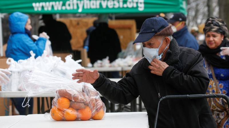 Demand explodes for New York food banks