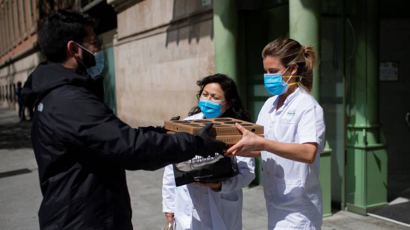 Spain sees 3rd daily drop in coronavirus deaths