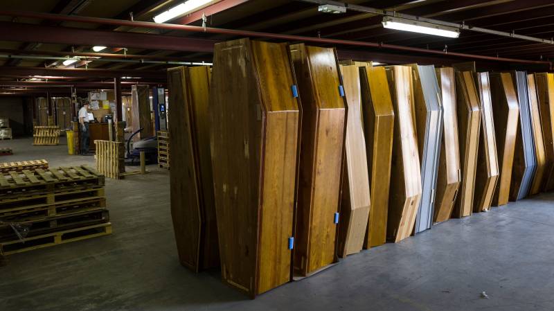 Overtime for French coffin industry as COVID-19 deaths surge