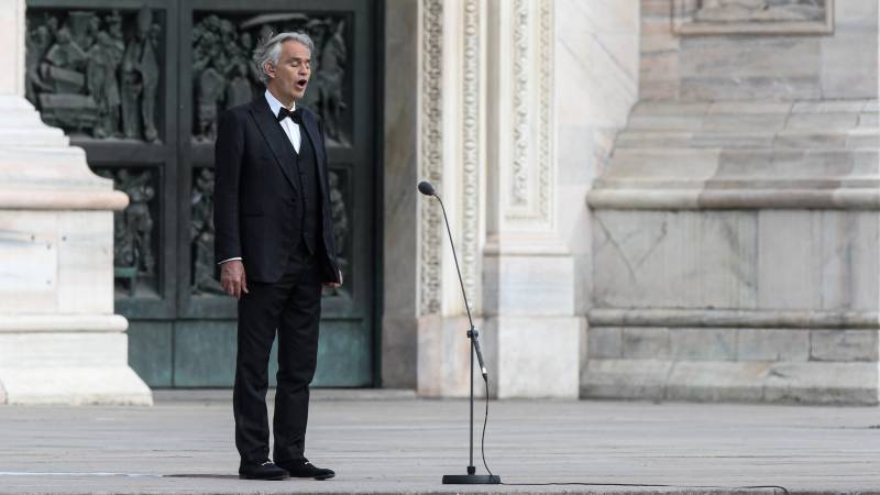 Millions watch Andrea Bocelli sing in empty Milan cathedral