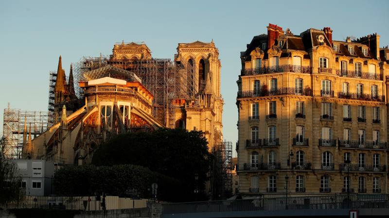 Lockdown stalls Notre-Dame's rebirth one year after fire