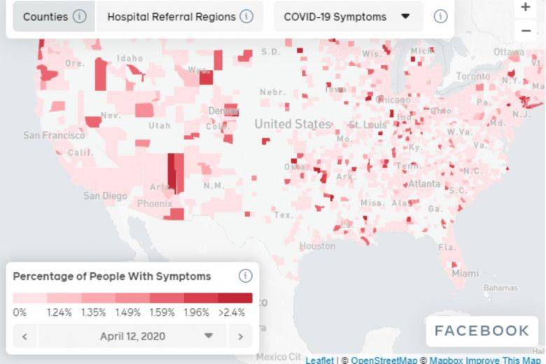 Facebook-powered virus 'heat map' unveiled