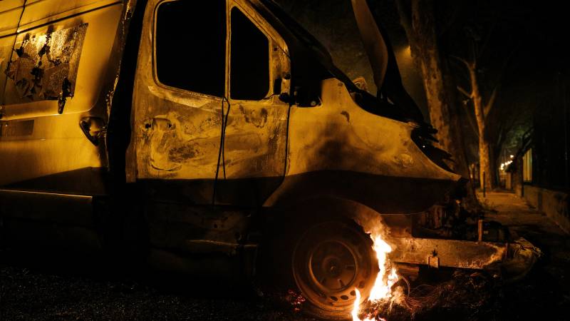 Police clash with residents in Paris suburbs amid lockdown