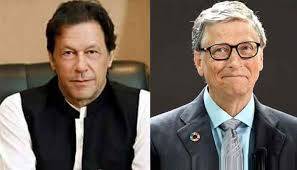 PM Imran discusses latest COVID-19 situation with Bill Gates