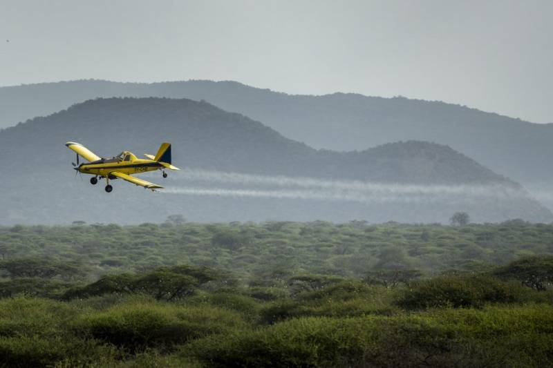 PAF C-130 in Turkey to carry back ‘spray plane’ to kill locusts