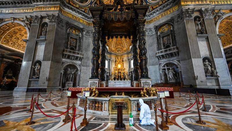  St Peter's Basilica reopens to tourists on Monday