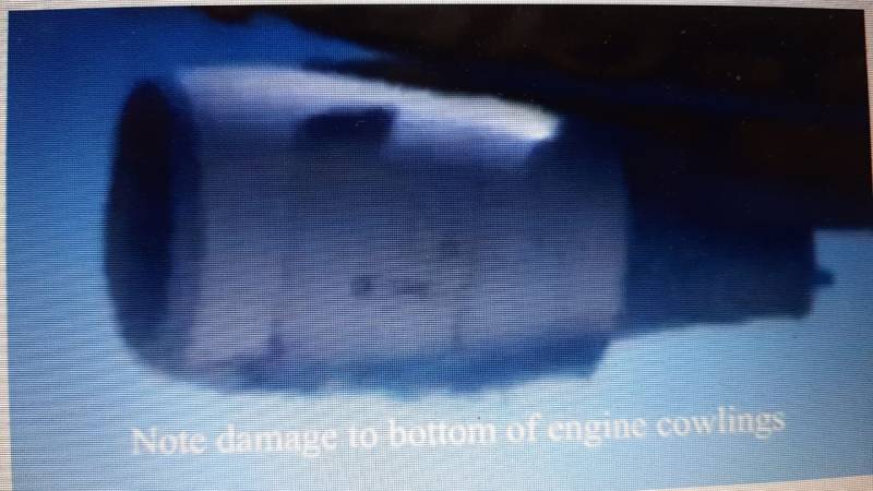 Engines touched runway during botched landing attempt