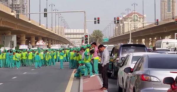 Rare protest in Qatar over unpaid wages