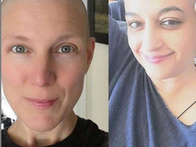 Nadia Jamil's best friend shaves own head to support her