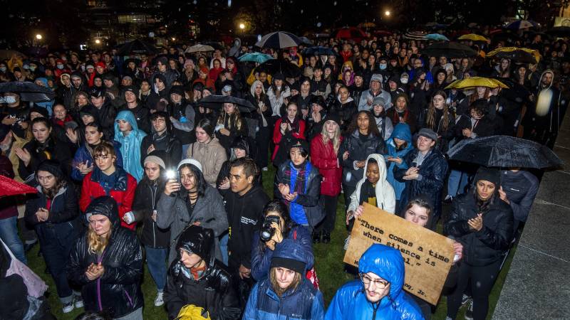 US anti-racism protests stretch to distant New Zealand