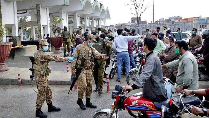 Smart lockdown enforced in 844 areas in Punjab