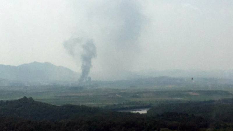 North Korea blows up inter-Korean liaison office near border with South