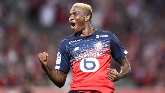 Lille's Osimhen collects top Ligue 1 African honour