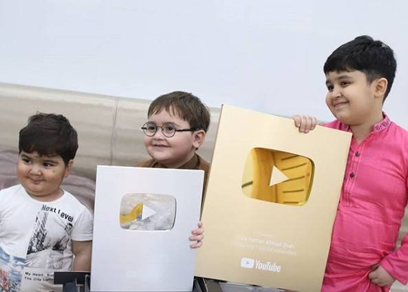 Ahmad Shah gets two YouTube play buttons at age of five