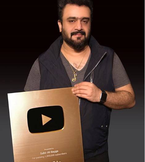 Singer Sahir Ali Bagga gets YouTube ‘Gold play button’