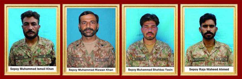 Four soldiers martyred, 4 terrorists killed in Miranshah