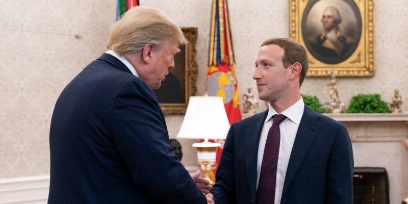 Zuckerberg says he has 'no deal of any kind' with Trump