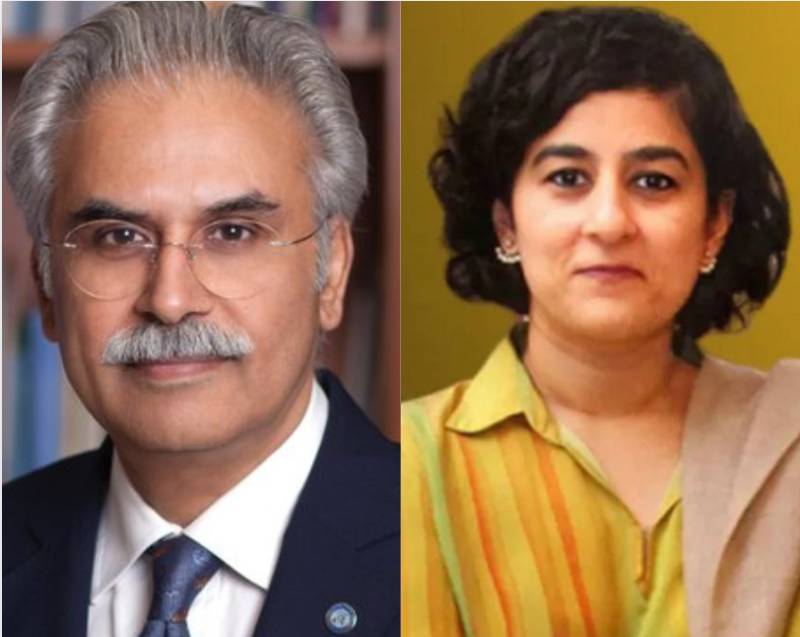 Two Special Assistants to PM Dr Zafar Mirza, Tania Aidrus resign