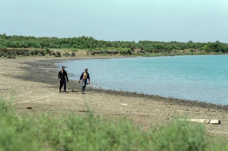 Azerbaijan villagers plead for water as vital river dries up