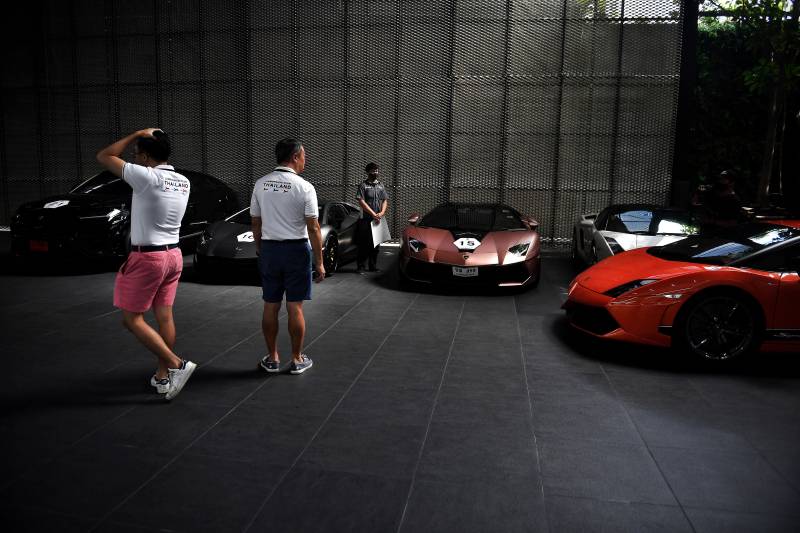 Supercars and champagne: Bangkok's rich purr through pandemic