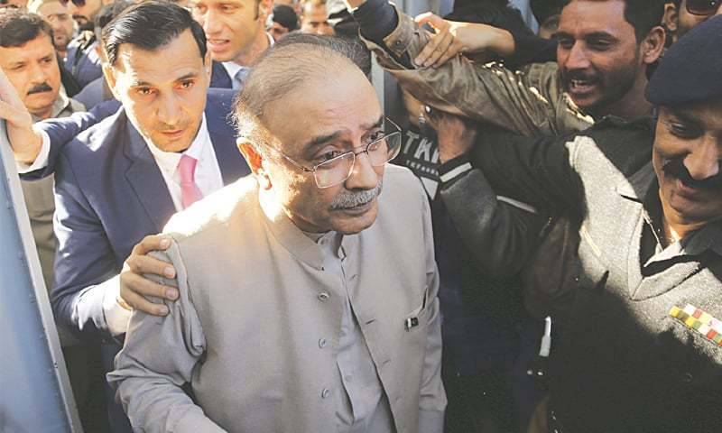 Asif Ali Zardari indicted in Park Lane case reference via video link  