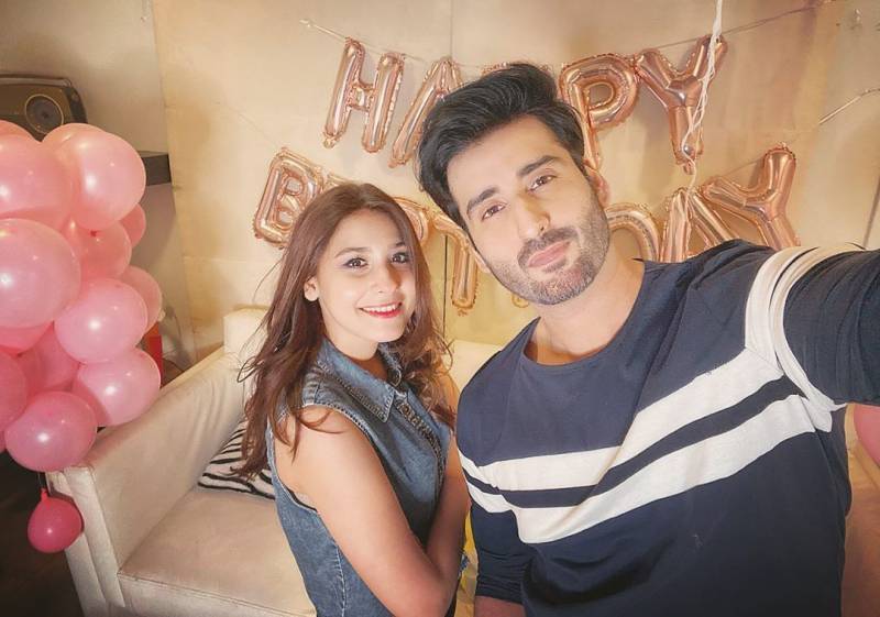 Agha Ali defends ‘please don’t get fat’ promise to wife Hina