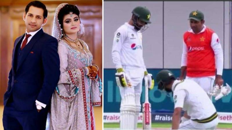 Wife sees positives in Sarfaraz Ahmed's drinks man role