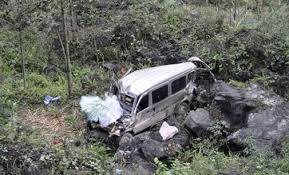 Three die as pickup falls into ravine