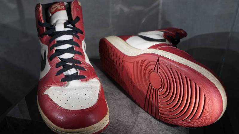 Michael Jordan's sneakers sell for $615,000, new record