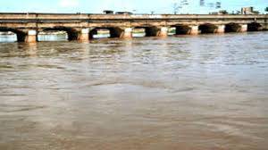 Chenab River raging at Marala after water discharge from India