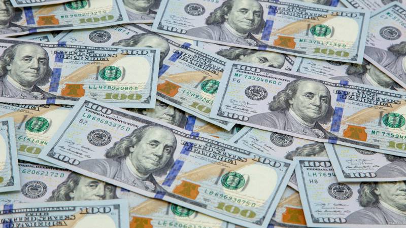 Dollar down by two rupees in open market