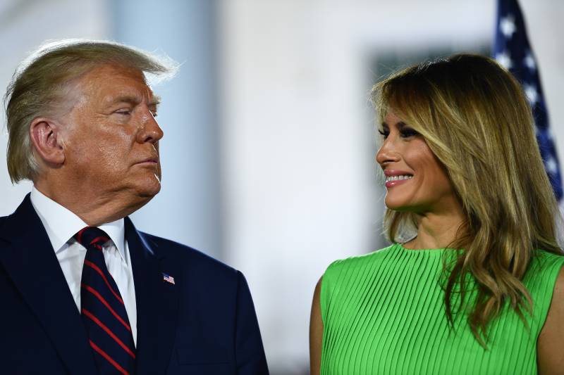 US first lady defends Trump over alleged 'losers' quip