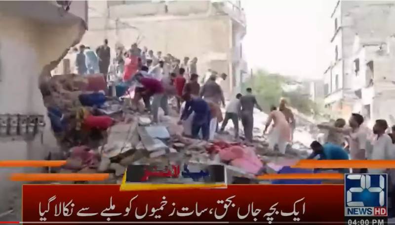 Another residential building collapsed in Karachi